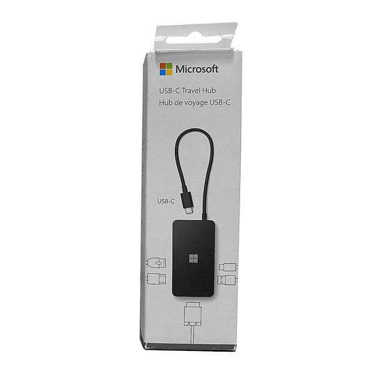 微軟 Microsoft USB-C 旅行用集線器 多連接埠轉接器 (Surface 筆記型電腦相容)(平行進口)
