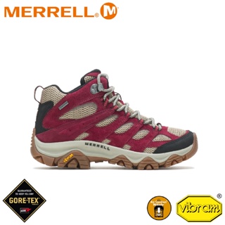 【MERRELL 美國 女 MOAB 3 MID GORE-TEX中筒防水登山鞋《赤霞珠》】 ML036866/越野健行