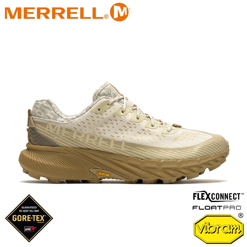 【MERRELL 美國 男 AGILITY PEAK 5 GORE-TEX防水登山鞋《奶茶棕》】 ML068037