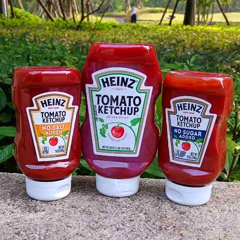 Heinz tomato ketchup美國番茄醬料調味調料亨氏無加鹽番茄醬