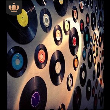 復古工業風黑膠唱片碟片模型道具墻飾壁飾酒吧創意懷舊裝飾品擺件