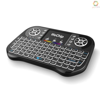 Wechip i10 2.4GHz Wireless Keyboard 7 Colors Backlit Mini Ke