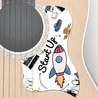 吉他保護板 吉他護板抖音同款配件貼面板41寸40民謠裝飾掃弦透明貼紙保護膜