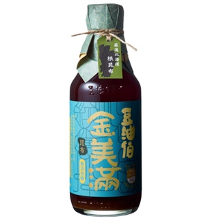 豆油伯 昆布金美滿釀造醬油 300ml【家樂福】