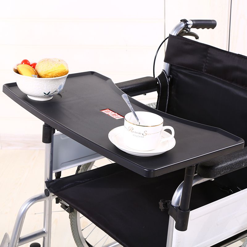 ❃通用型輪椅餐桌板專用桌子吃飯桌加厚型手動電動輪椅配件可拆卸