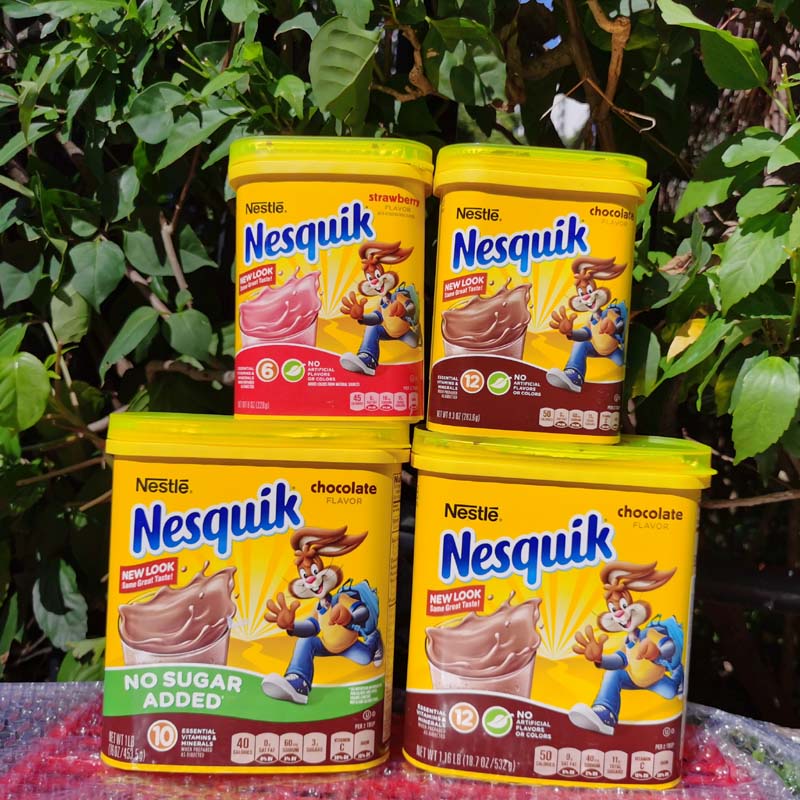 Nesquik No Suger Chocolate Drink雀巢沖飲無糖草莓巧克力可可粉