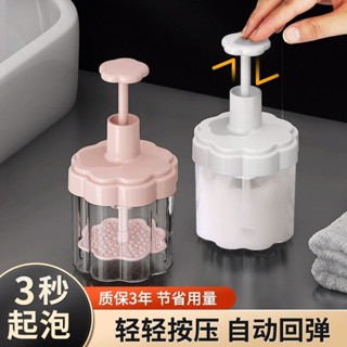 臺灣出貨免運🔥洗麵奶打泡器自動起泡器潔麵洗臉髮泡器神器起泡器自動迴彈便攜 6SQA
