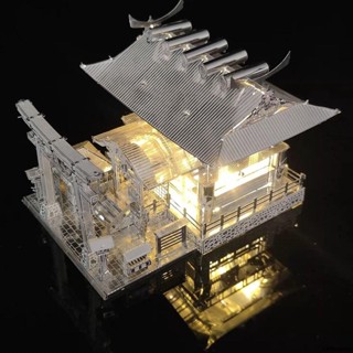 金屬DIY#良願神社3D金屬立體拼圖DIY手工模型玩具禮品小擺件益智拼裝建築