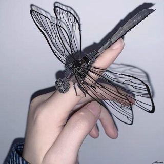 金屬DIY#拼小將玩具手指蜻蜓3D手工DIY拼裝模型3D立體金屬拼圖