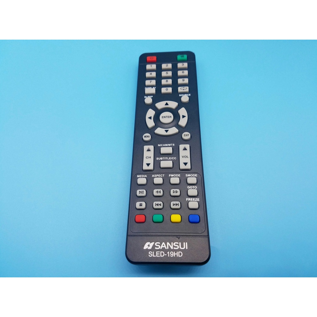 ㊣♡♥適用 SANSUI SLED-19HD TV remote英文液晶電視遙控器 家用遙控器