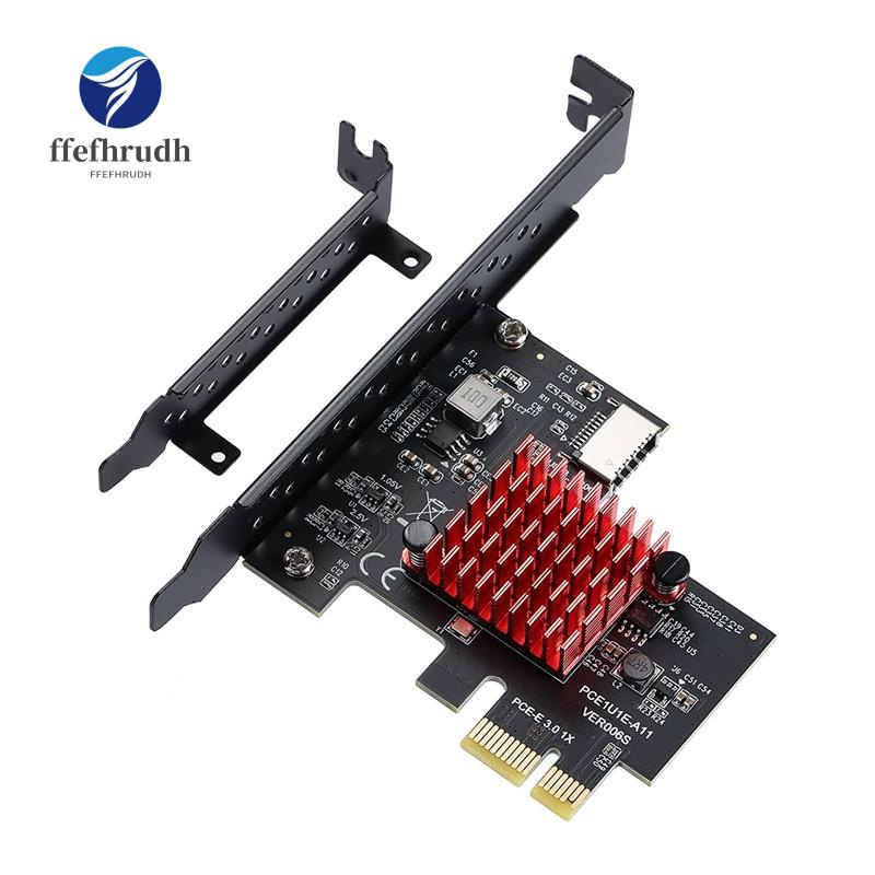 ♬Pcie USB 3.1 GEN2 Type-E 擴展卡,10Gbps PCI Express 3.0 1X