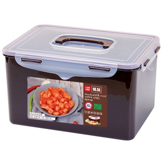 韓國進口泡菜盒保鮮盒密封塑料長方形大容量冰箱帶蓋儲物盒帶提手