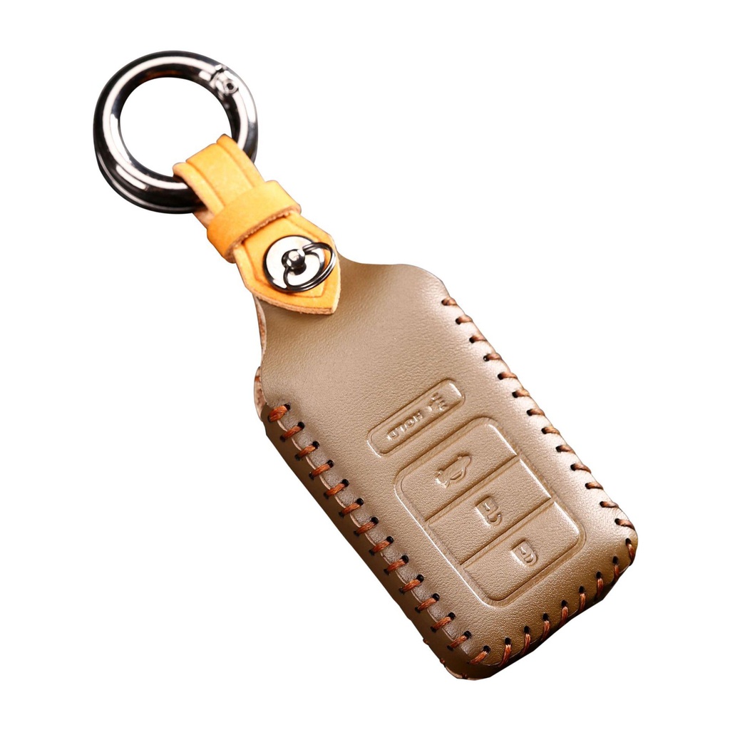 特價現貨 車鑰匙包適用於本田 HONDA 鑰匙套honda純手工製作高檔車鑰匙包 汽車鑰匙套 真皮保護套