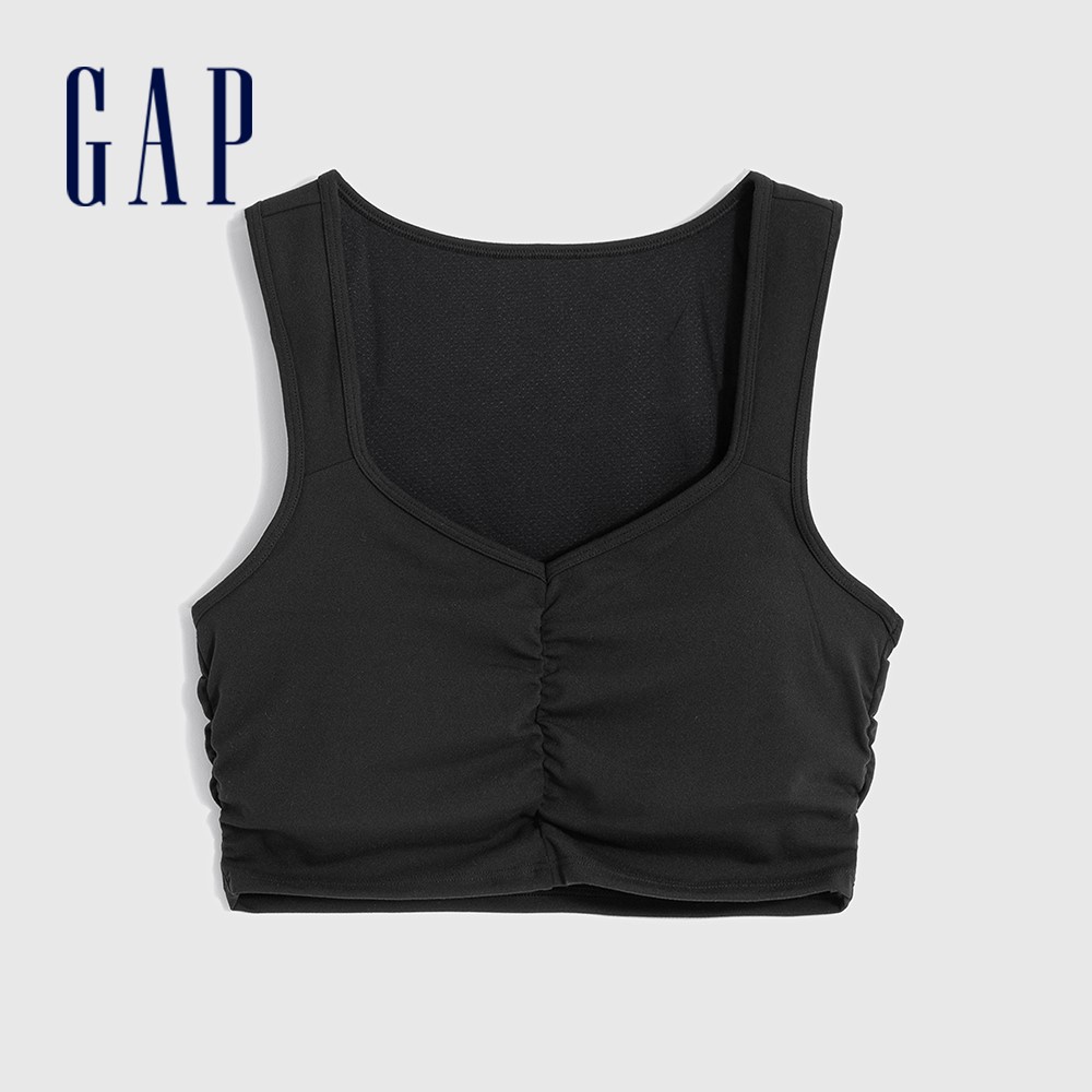 Gap 女裝 運動背心 GapFit系列-黑色(745036)