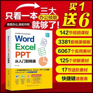【正版】計算機書 WordExcelPPT從入門到精通計算機應用基礎辦公軟件office教程書sjsj01