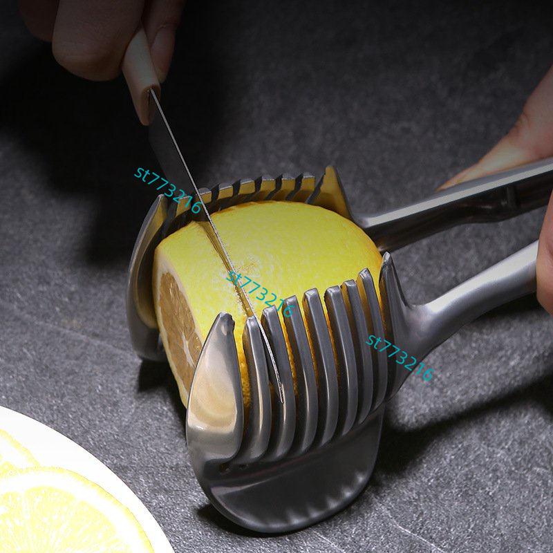 切檸檬器 檸檬夾 檸檬切片器 西紅柿切片器 番茄切片器 鷄蛋切片器 切水果工具 料理工具 鋁閤金材質