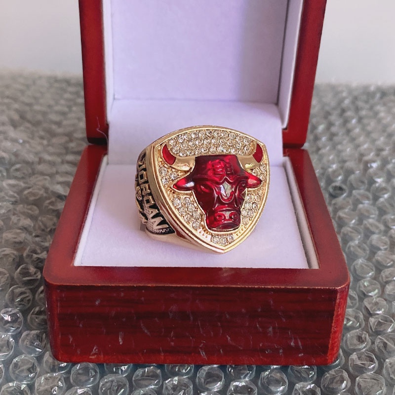 歐美NBA芝加哥公牛隊6年籃球總冠軍套裝戒指 收藏紀念定制禮物