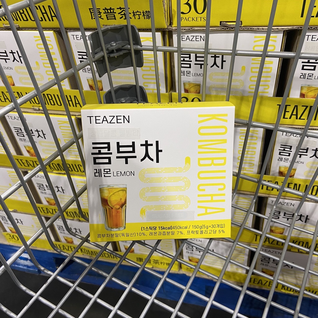 韓國進口TEAZEN檸檬味康普茶固體飲料沖飲茶粉