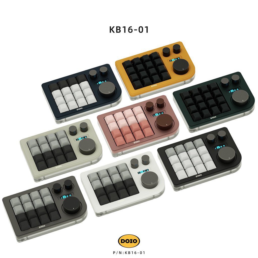 16鍵 設計師小鍵盤 三旋鈕 客製化 機械鍵盤 自定義 K UGUB XKEI