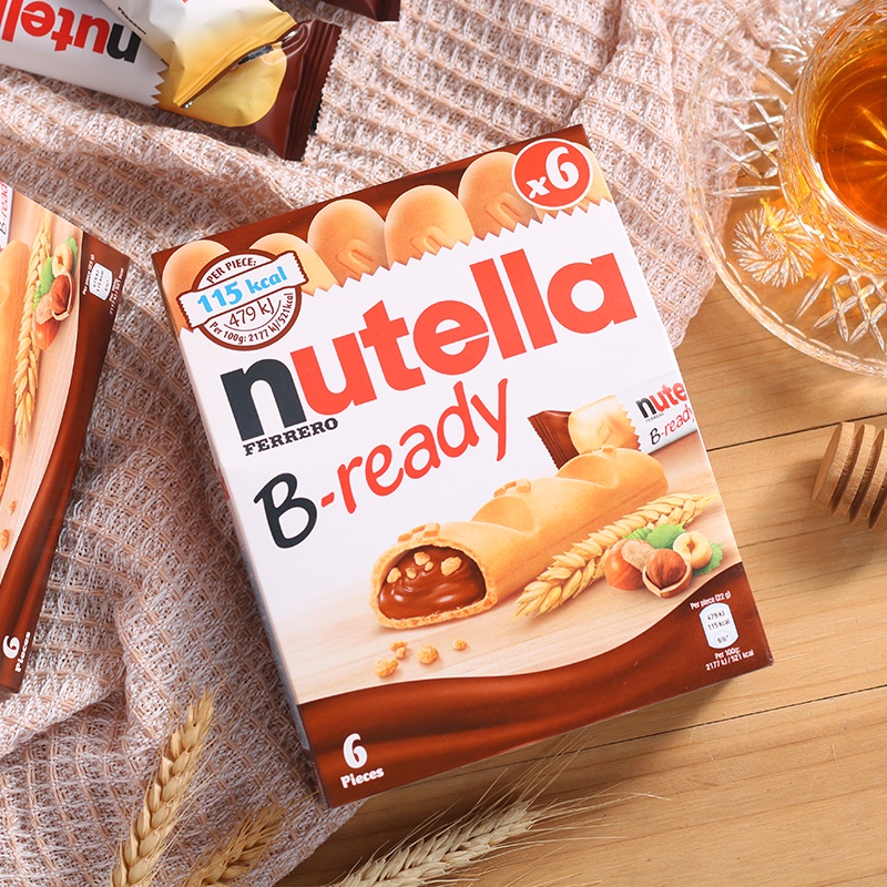 意大利零食費列羅/nutella能多紐緹樂榛子醬巧克力手指餅干棒