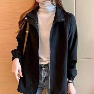 女生外套 夾克外套 大尺碼外套 冬天外套 小香風工裝外套新款潮爆款年學院風寬松百搭韓版棒球服女裝
