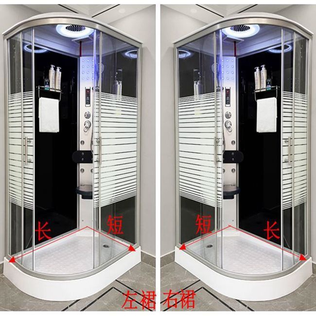 廠直/保固/破損補發/整體淋浴房整體浴室衛生間干濕分離隔斷一體式沐浴房玻璃房
