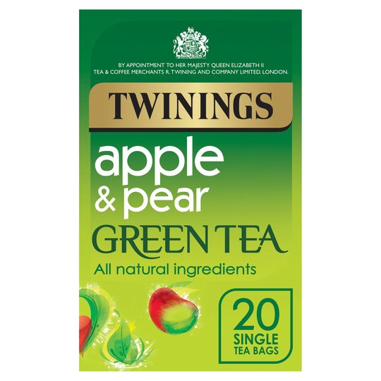 英國 川寧twinings蘋果雪梨綠茶 調味綠茶水果茶冷熱泡茶包