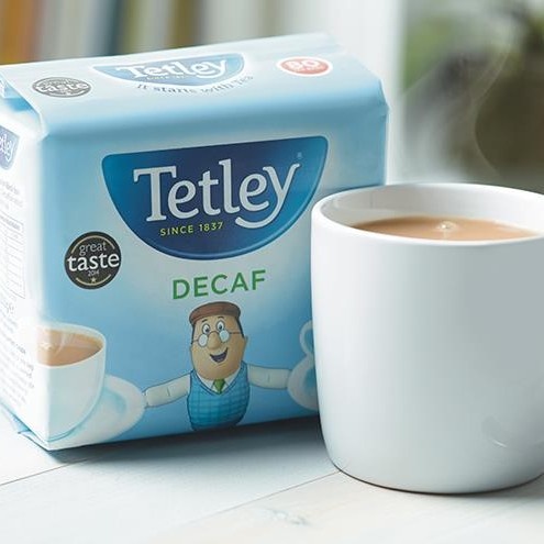 臨期特賣英國Tetley低因紅茶decaf脫咖啡因茶英式下午茶可做奶茶