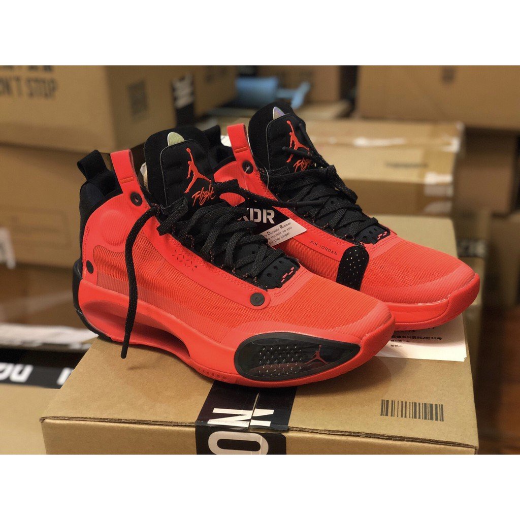 Air Jordan 34 PF 34代 明星賽配色 紅黑配色 BQ3381-600