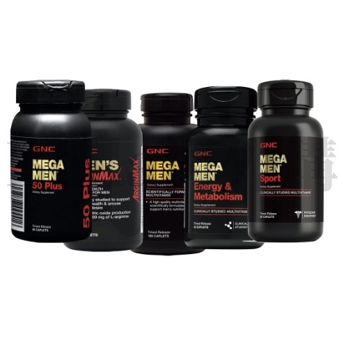 GNC MEN'S Mega Men 男性綜合維他命 精胺酸 瑪卡