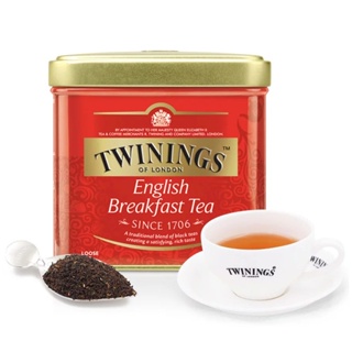 英國川寧Twinings伯爵紅茶大吉嶺英式早餐紅茶日式煎茶綠茶100g