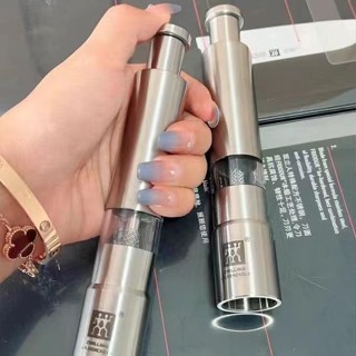 熱銷*優選德國雙立人外貿尾貨庫存不銹鋼胡椒研磨器手動研磨瓶家用磨胡椒粉SENK百貨精品店
