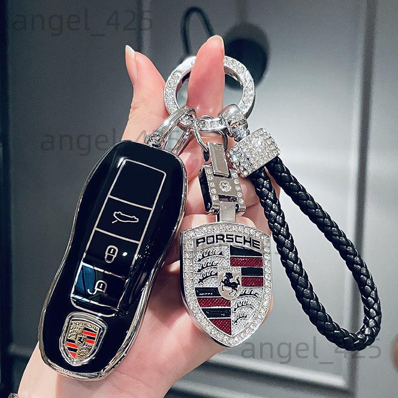 保时捷 Porsche 鑰匙殼 新款帕拉梅拉 718 卡宴 macan 帕美taycan 911 鑰匙圈 鑰匙套 鑰匙包