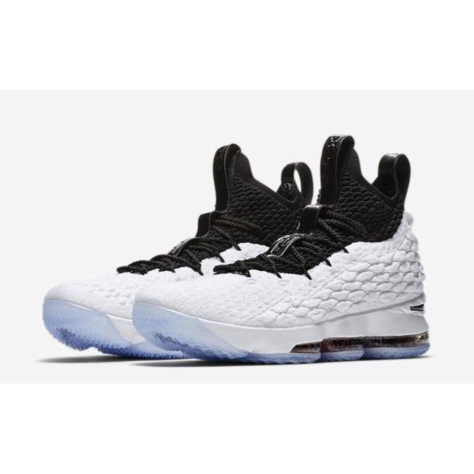 NIKE LeBron 15 EP AQ2364-100 黑白 詹姆士 男 籃球鞋