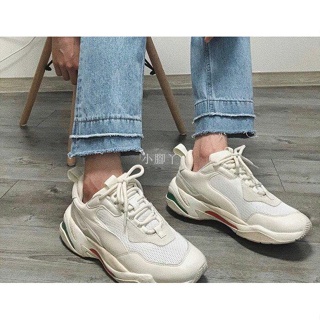 { } Puma Thunder spectra 米白色 綠紅色 泫雅 老爹鞋 女鞋 367516-12