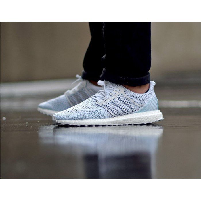 Adidas Parley Ultra Boost Clima 白藍 編織 馬牌 慢跑鞋 男鞋 歐洲Bb7076