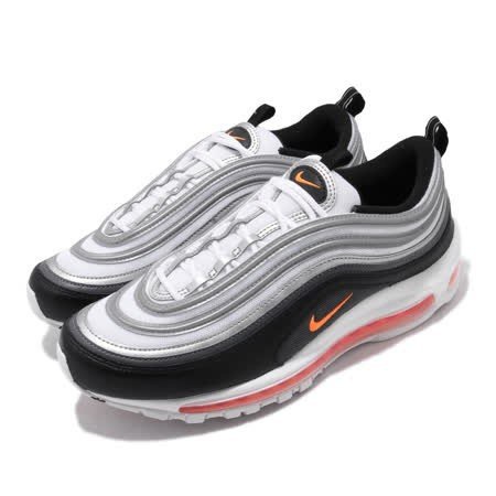 NIKE AIR MAX 97 銀彈子彈銀色橘色反光氣墊慢跑鞋運動鞋 CW5419-101