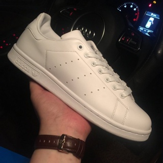 Adidas Originals Stan Smith 史密斯 全白 皮革 經典 S75104 白尾 休閒 男女鞋