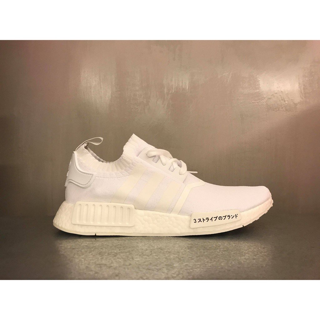 Adidas NMD PK R1 白日文 日文標 全白 PK款 BZ0021 公司貨