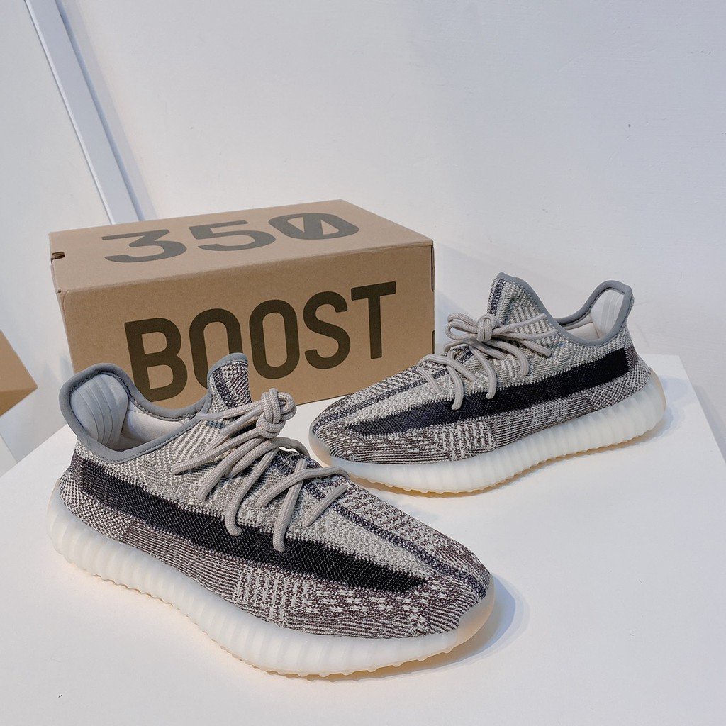 ADIDAS YEEZY BOOST 350 V2 ZYON 灰白黑 編織 反光 男女 FZ1267