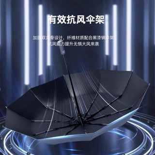 LED可旋轉照明折疊全自動雨傘女晴雨兩用防曬遮陽太陽傘防紫外線 安妮