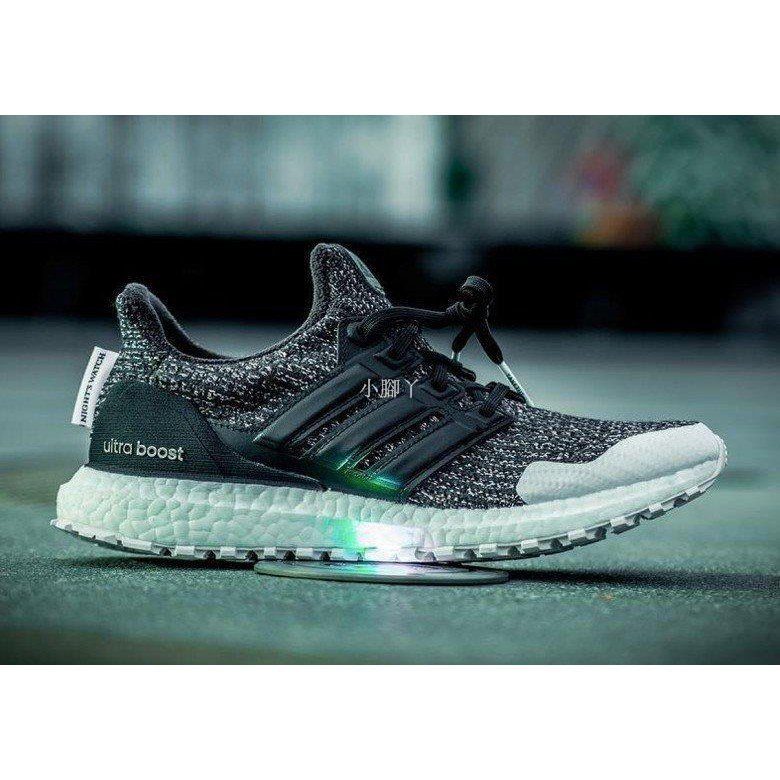 冰與火之歌聯名 GOT adidas Ultra Boost 黑灰色 編織 慢跑 EE3707