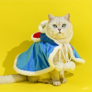 【精選好物】寵物服飾 zeze醒獅披風新年貓咪衣服背心無毛貓鼕款保暖寵物馬甲寵物服飾 HIKA