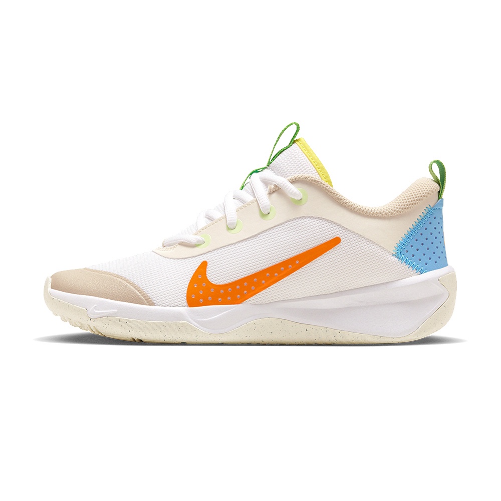 Nike Omni Multi-Court (GS) 大童 白橘藍 運動 訓練 舒適 襪套 休閒鞋 FN8906-181