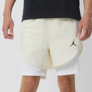 Nike AS M J DF SPRT STMT SHORT 男 象牙白 快乾 休閒 運動 短褲 DZ0574-110