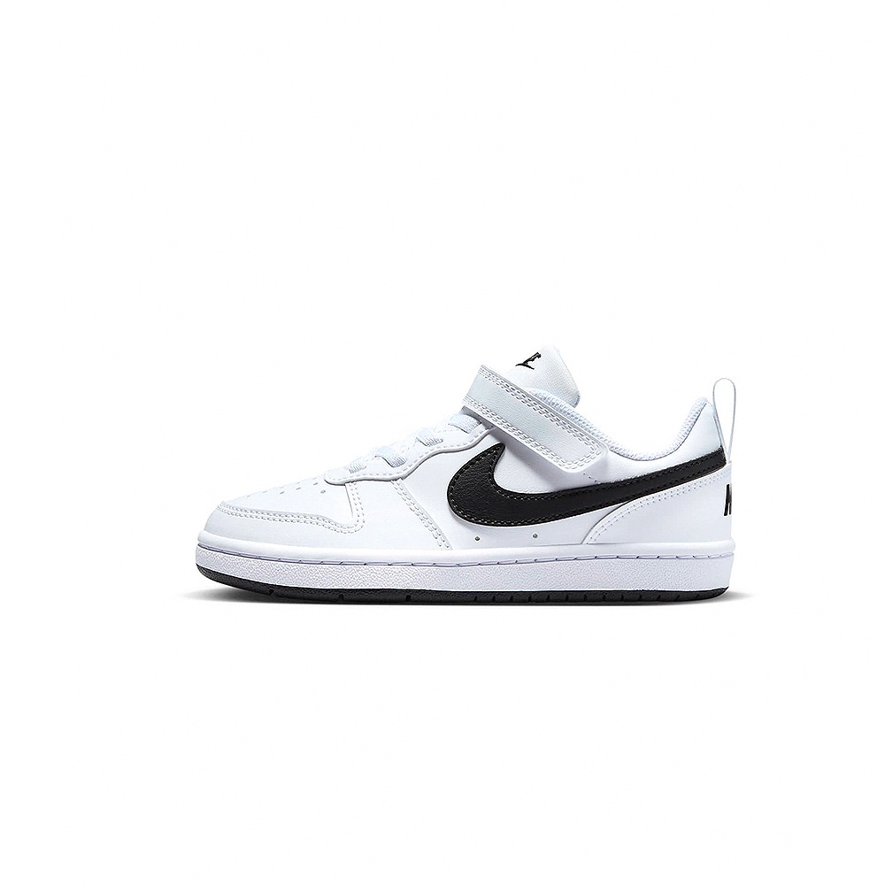 Nike Court Borough Low Recraft 中童 白黑 魔鬼氈 運動 休閒鞋 DV5457-104