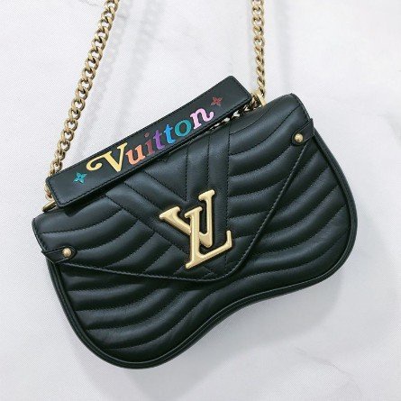 二手 LV 路易威登2019新款愛心包女士wave斜挎單肩包小號M51683