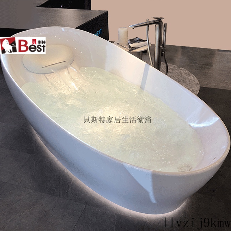 王者級別TOTO太空寢浴PJYD2200PWET獨立式氣泡衝浪按摩浴缸晶雅石泡澡盆