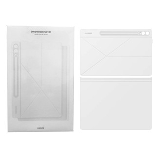 Samsung 三星 原裝 Galaxy Tab S9+/S10+ 多角度書本式皮套 白 EF-BX810(平行進口)
