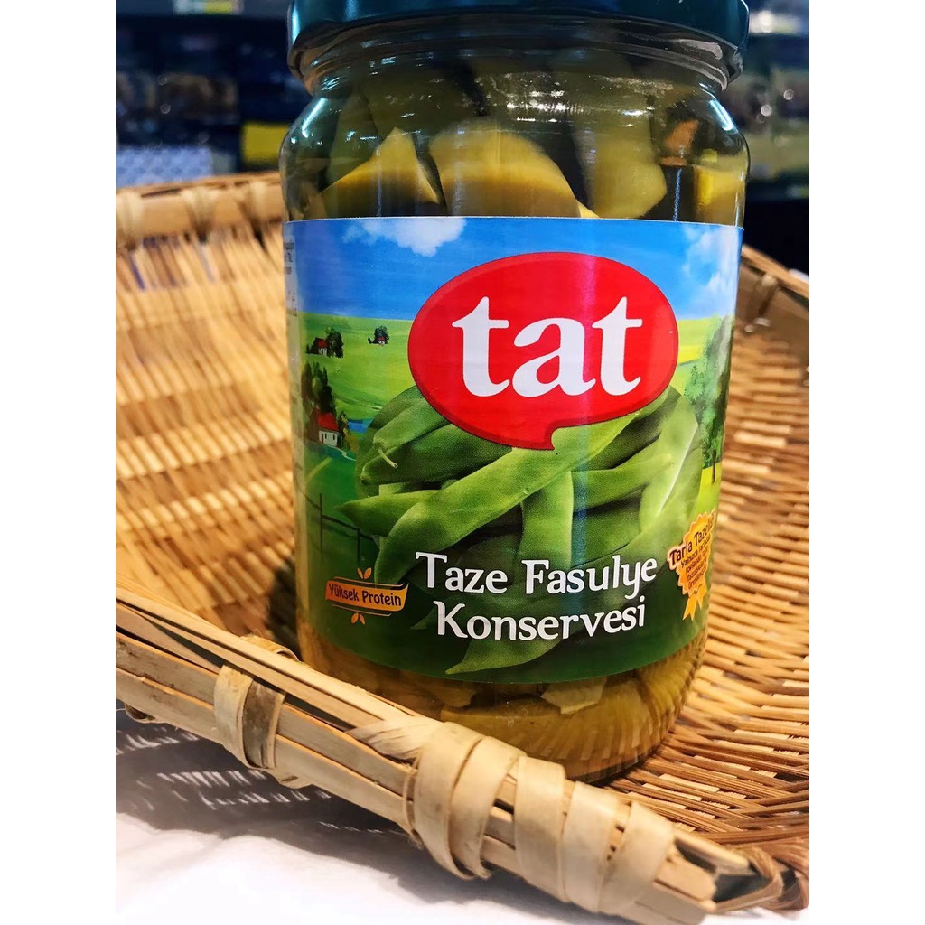 tat Taze Fasulye Konservesi土耳其進口四季豆罐頭即食蔬菜豆角